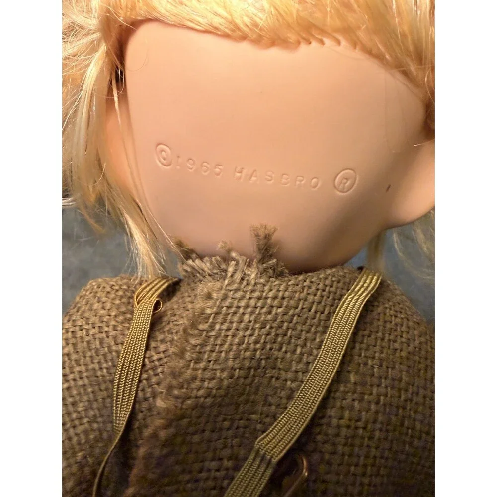 Little Miss No Name Doll With Tear Vintage 1965 Hasbro Excellent Condition!
